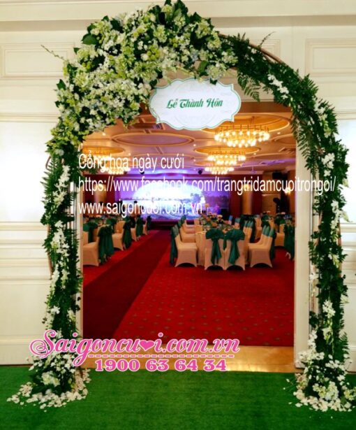 Cổng hoa ngày cưới tại TPHCM liên hệ 0969 224 441