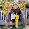 Cổng cưới hoa hướng dương