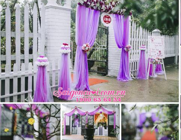 Cho thuê cổng hoa cưới tại nhà 