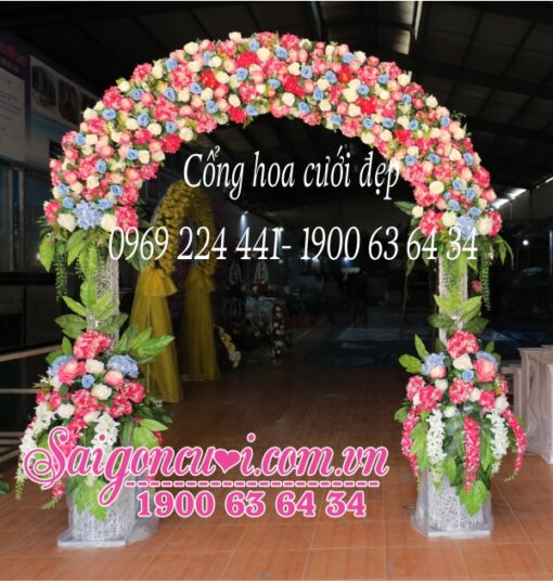 Cổng hoa cưới đẹp, bán cổng hoa cưới đẹp