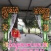 Cổng cưới hoa hướng dương vàng