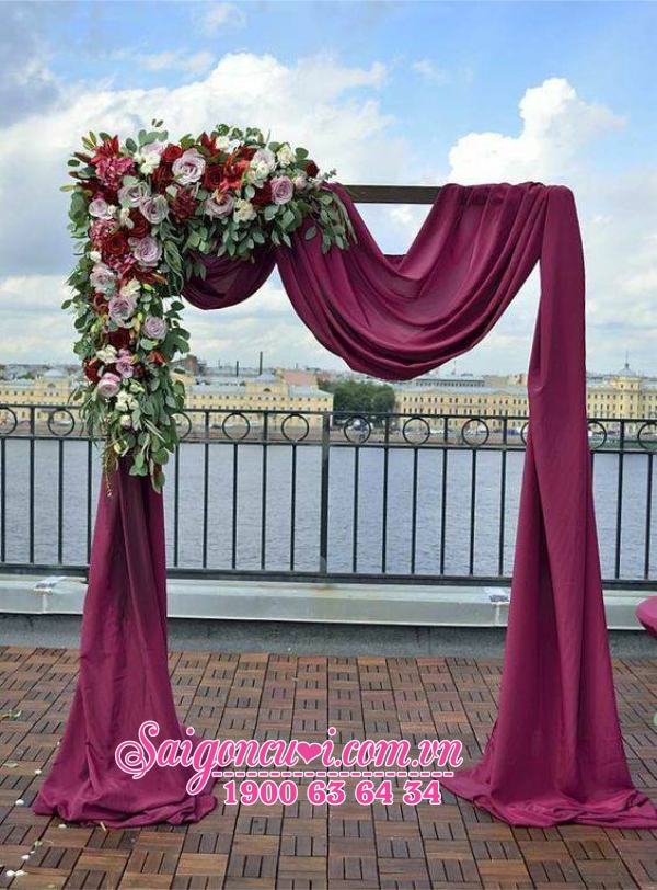 Cổng hoa cưới giá rẻ, bán cổng hoa cưới giá rẻ tại tphcxm