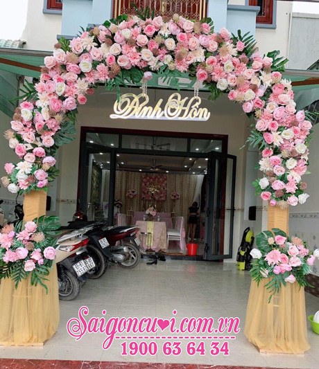 Bán cổng hoa cưới đẹp giá rẻ